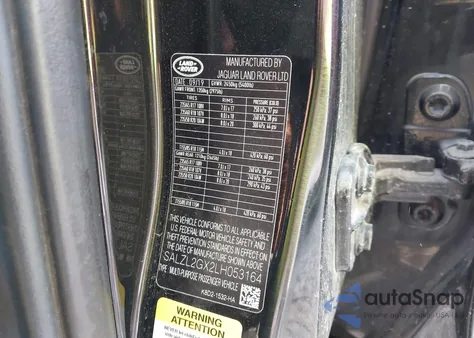 2020 Land Rover Range Rover Evoque R-Dynamic Se from USA, damaged, VIN SALZL2GX2LH053164